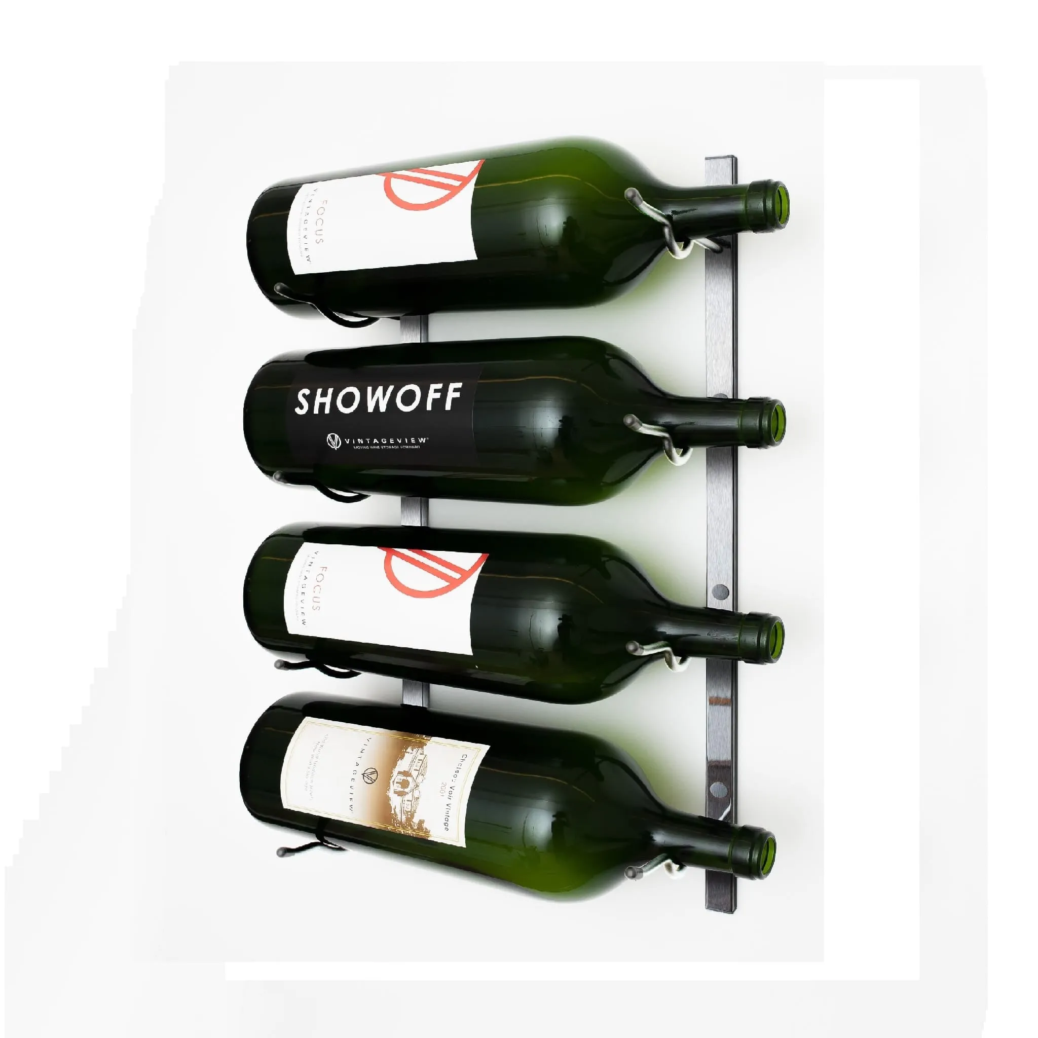 4 Bottle VintageView W Series Big Bottle Wine Rack (WS-BIG1)