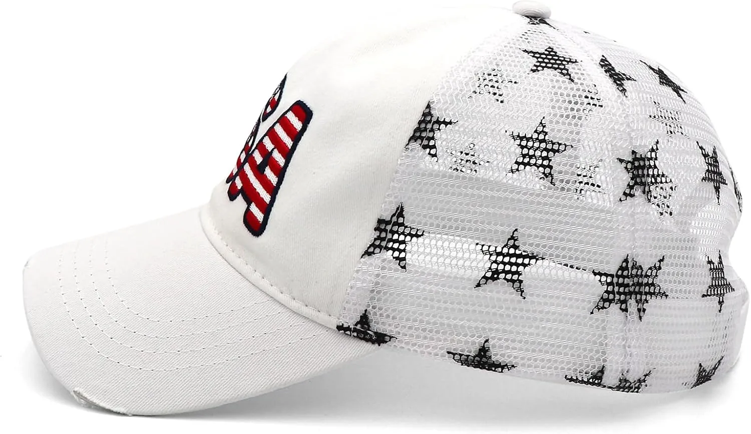 4th of July Hat - American Flag USA Trucker hat for Women Men - Fourth of July Patriotic Hat - 4th of July Accessories