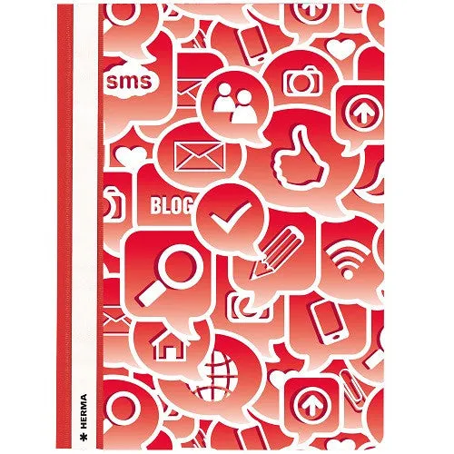 A4 Folder Social Icons