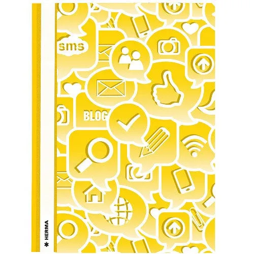 A4 Folder Social Icons