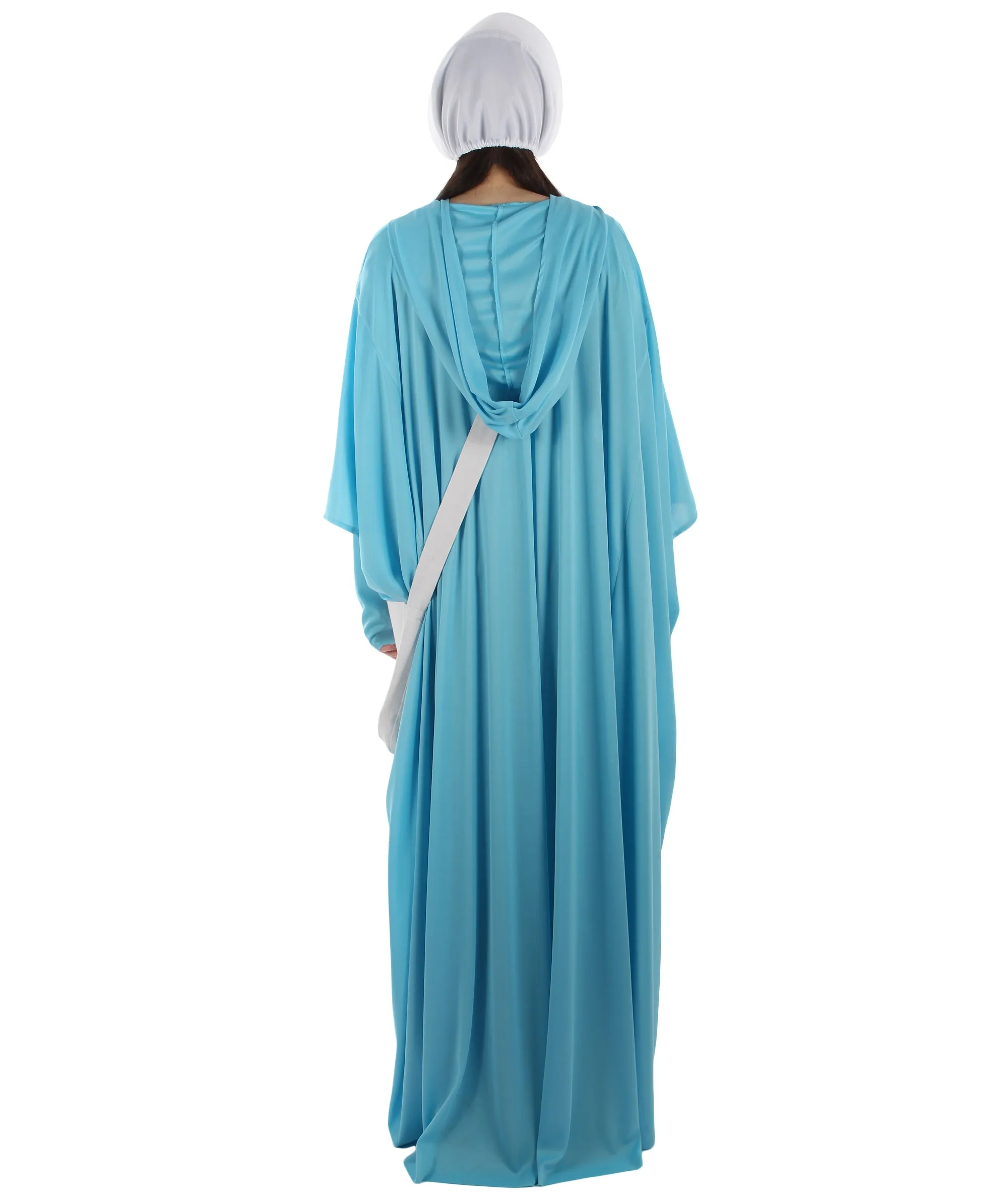 Adult Women's Handmaid Full Set Costume | Lt Blue Cosplay Costume