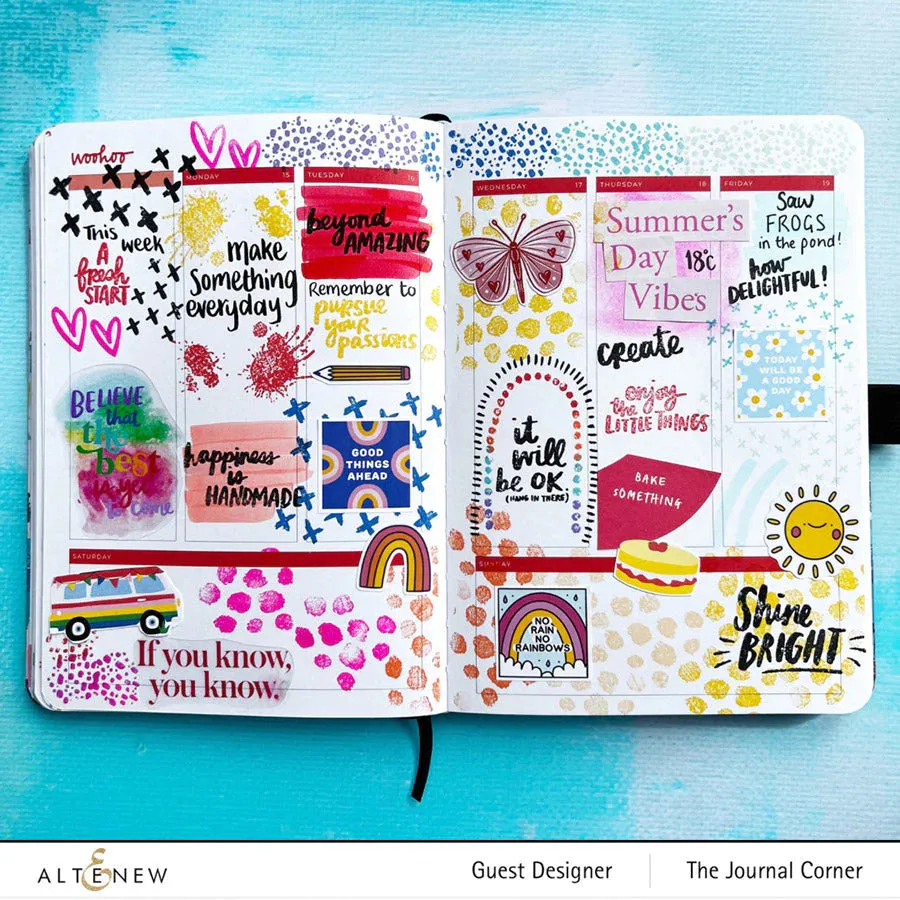 Altenew x Amy Tangerine Ocean Dreams Dye Ink 6 Mini Cube Set