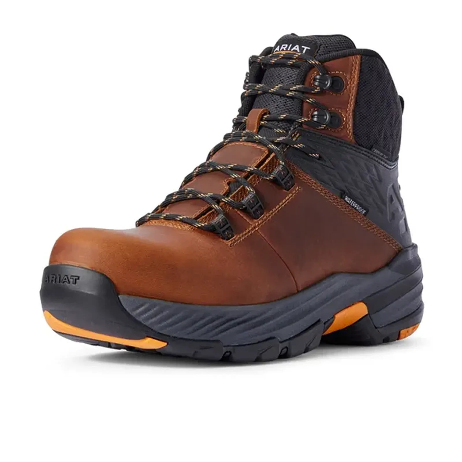 Ariat Stryker 360 6" Waterproof Carbon Toe Work Boot (Men) - Russet Brown