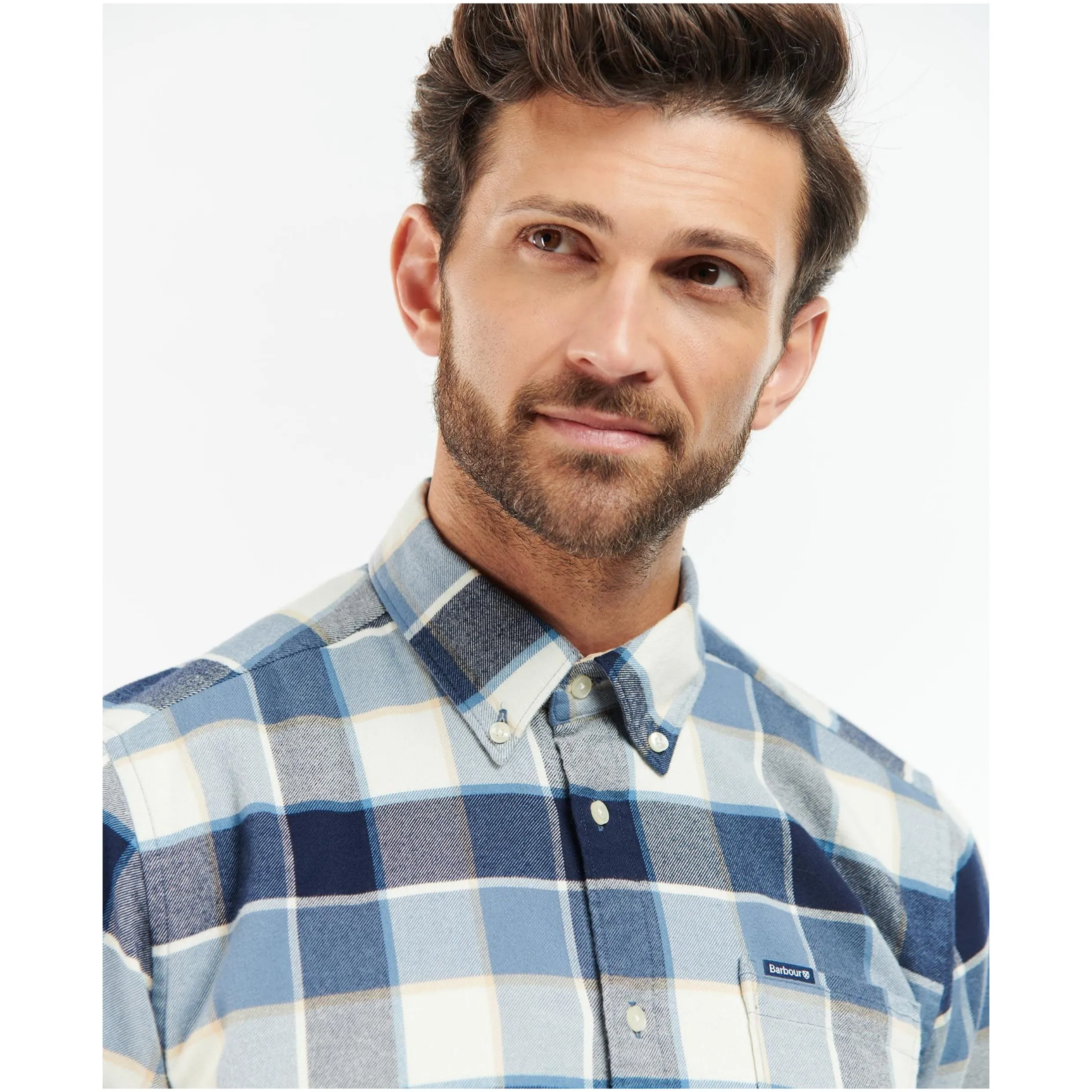 Barbour Valley Tailored Shirt Blue MSH5057BL33