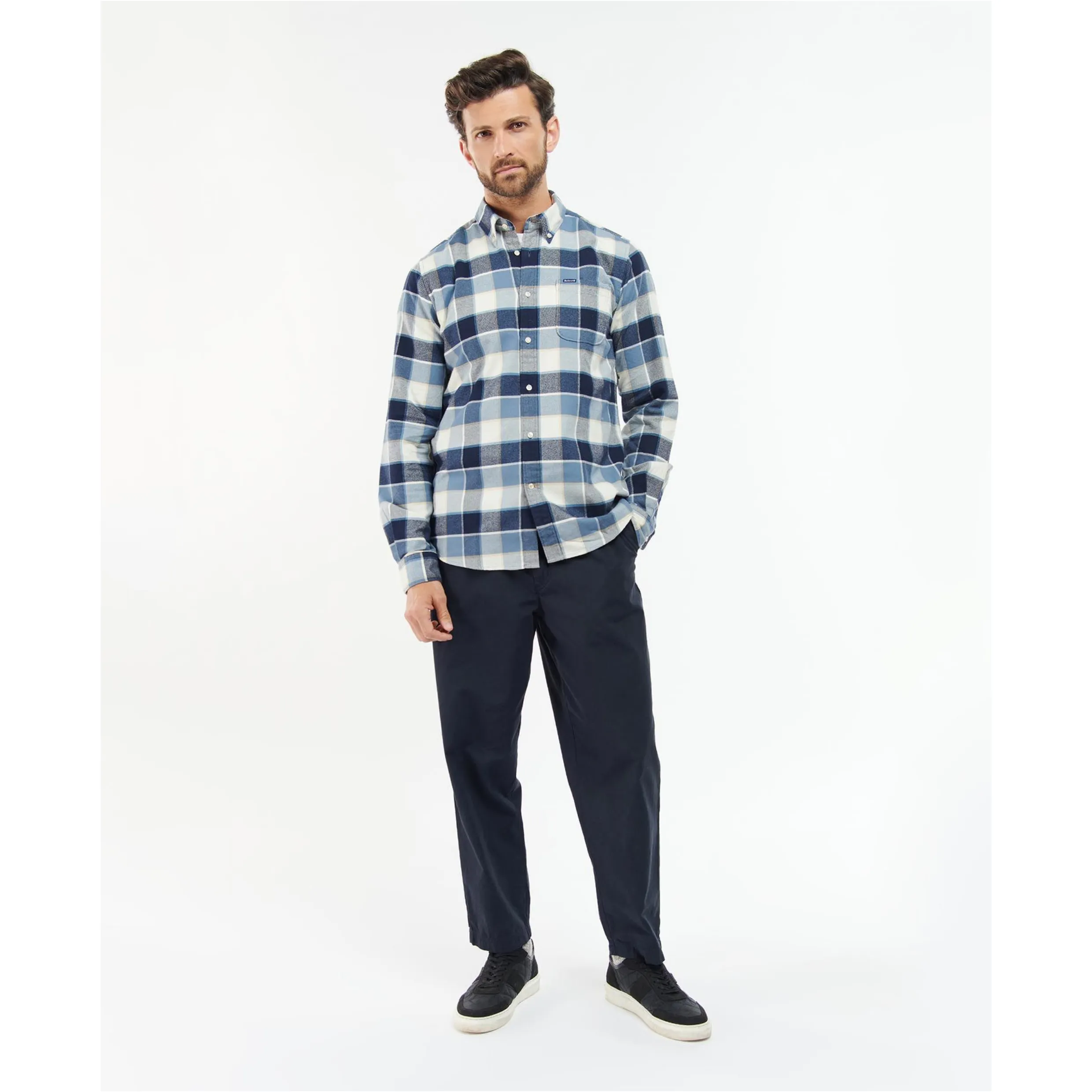 Barbour Valley Tailored Shirt Blue MSH5057BL33