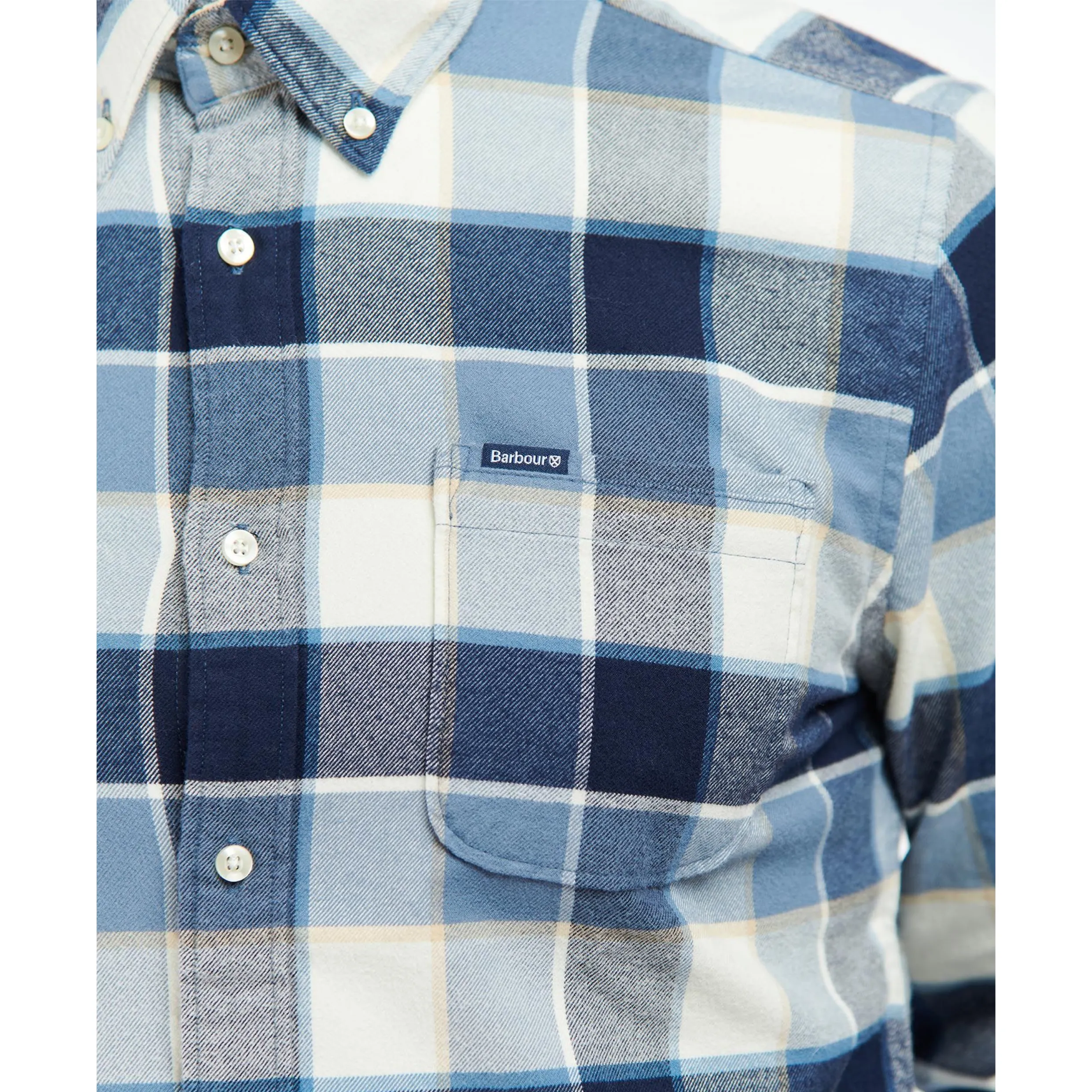 Barbour Valley Tailored Shirt Blue MSH5057BL33