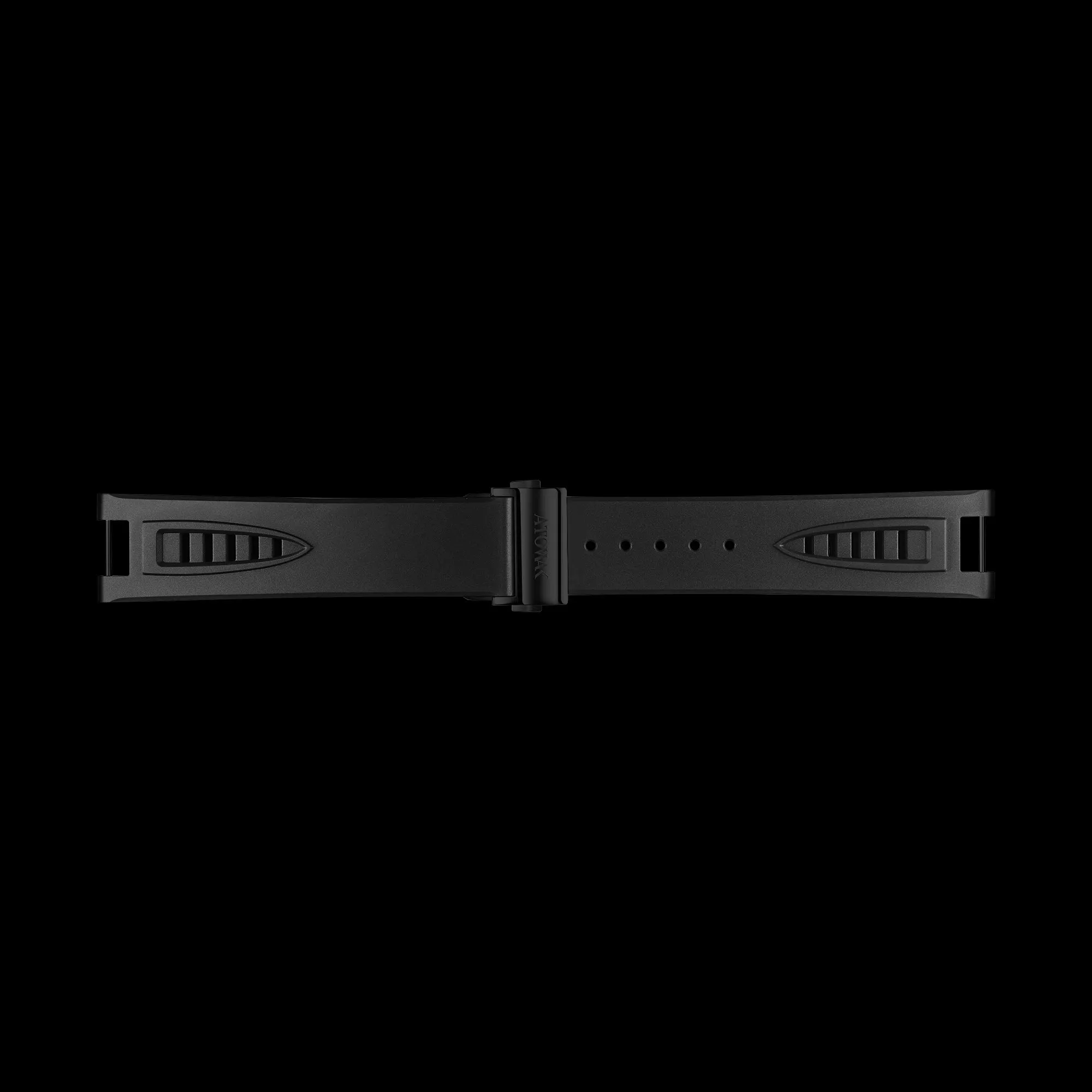 Black NBR Rubber Strap with Black Buckle for COBRA