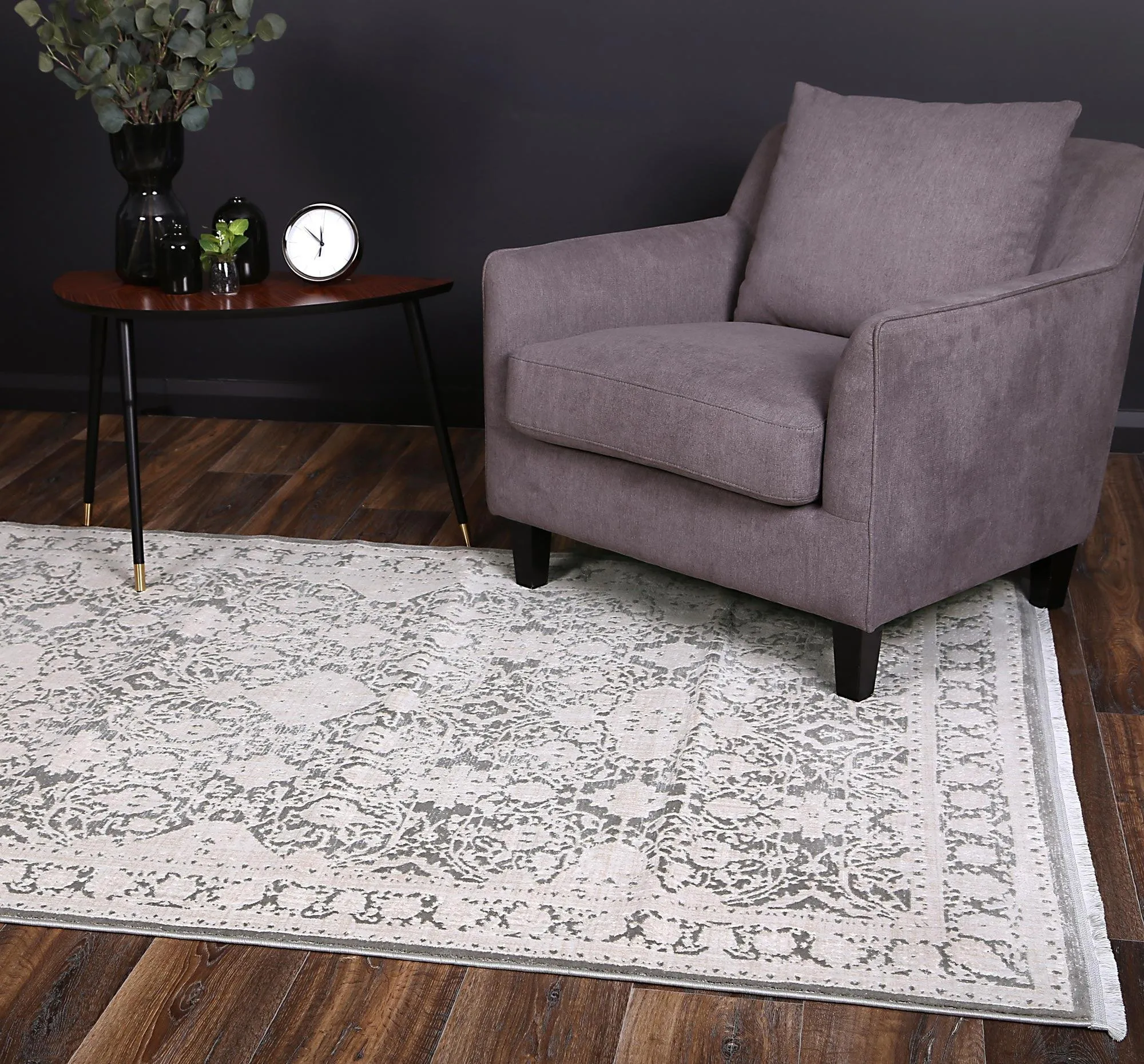 Boheme Slither Grey Rug