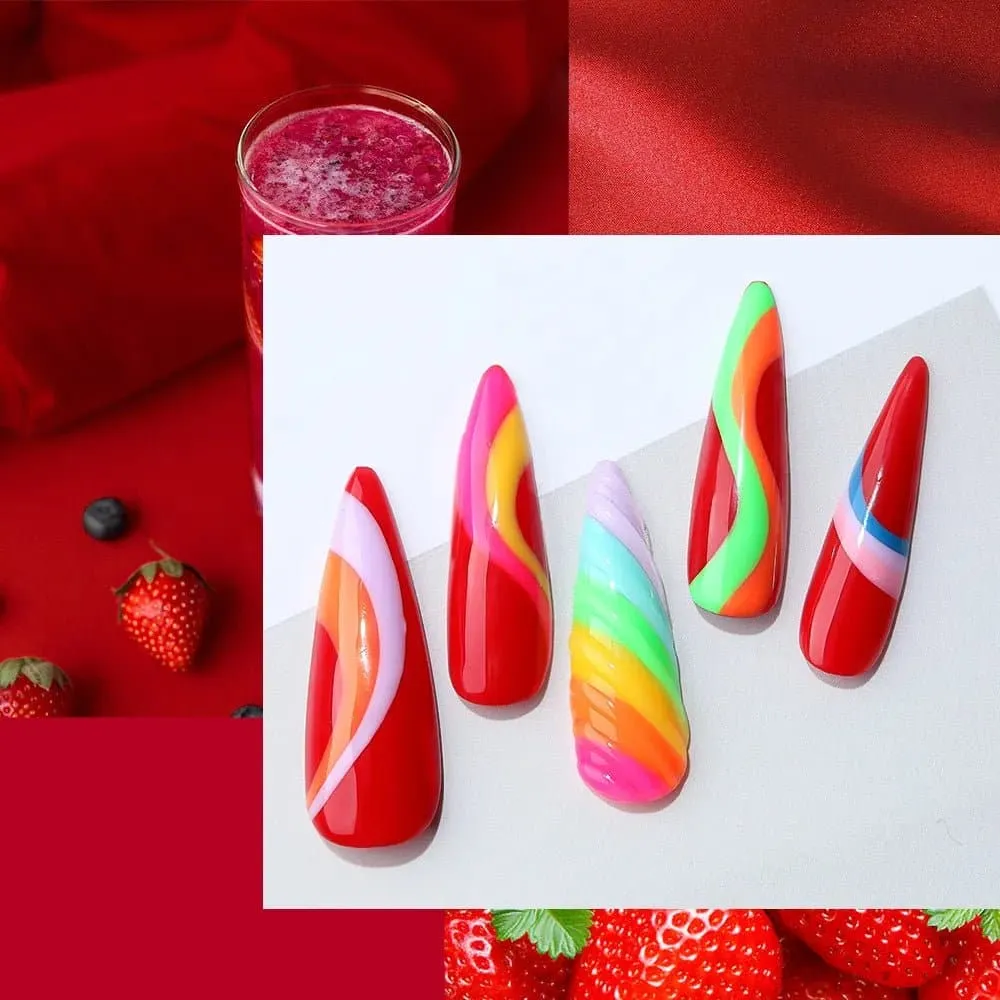 Bright Red - Poly Nail Gel  (15g)