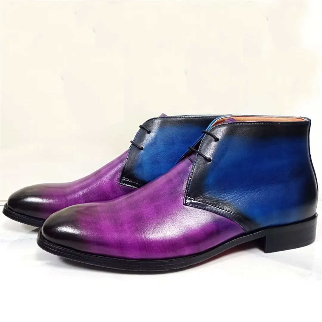 CowElegance Leisure Lace-Up Ankle Boots