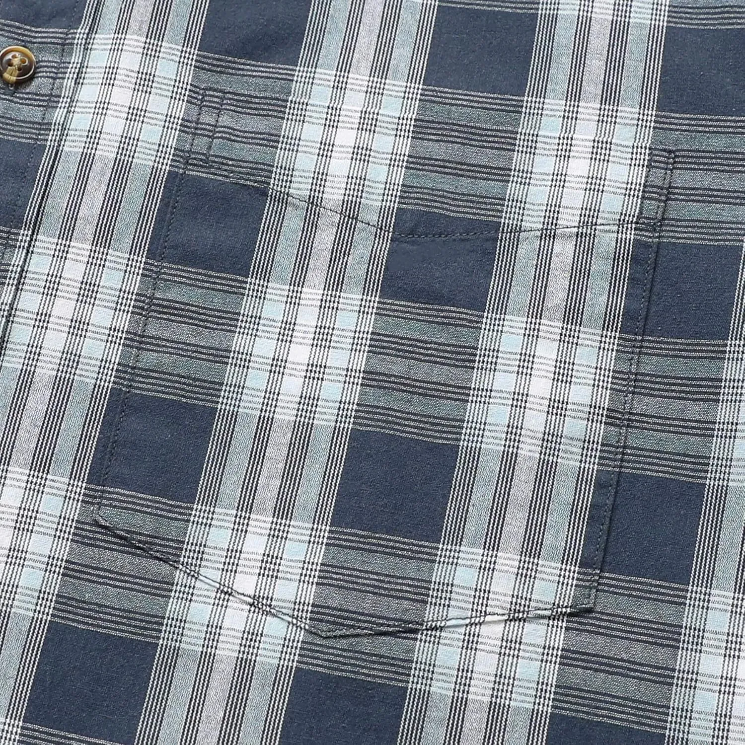 Dubinik? Mens Short Sleeve Button Down Shirts 100% Cotton Plaid Men's Casual Button-Down Shirts with Pocket