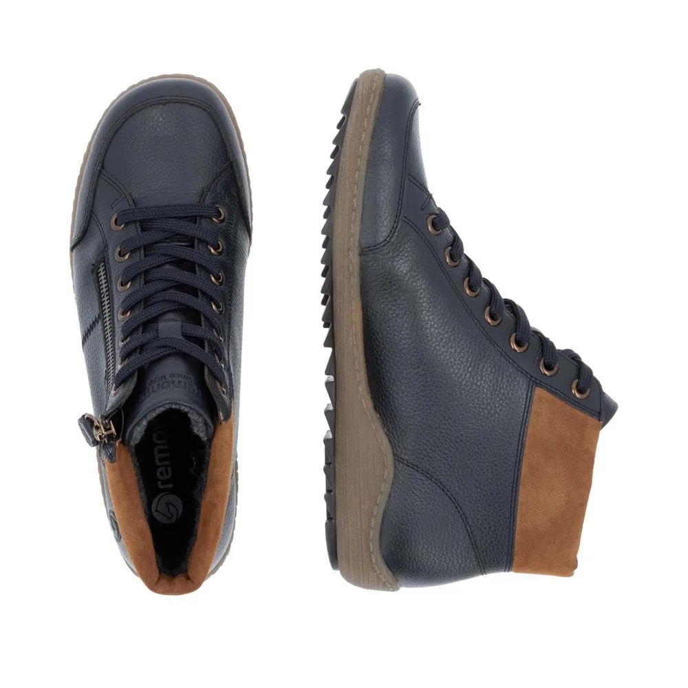 Elm Blue Ankle Boots