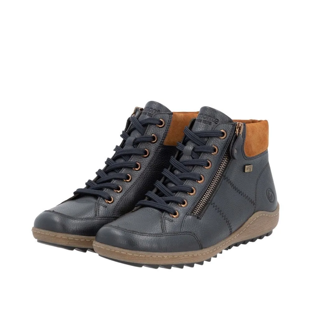 Elm Blue Ankle Boots