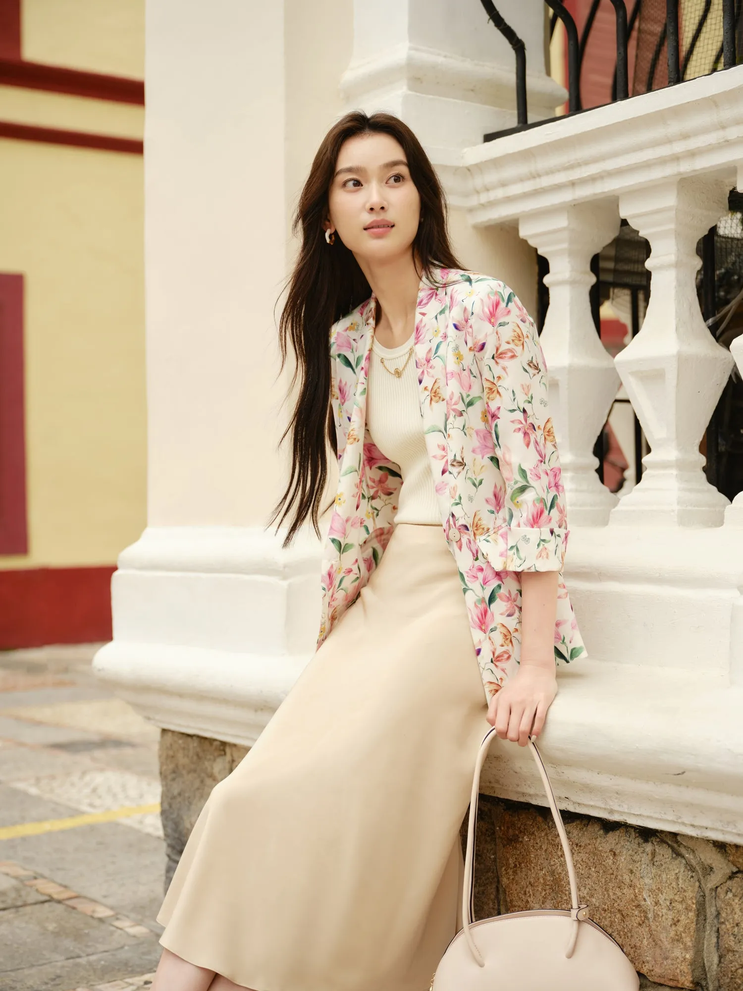 EP YAYING Printed Blazer