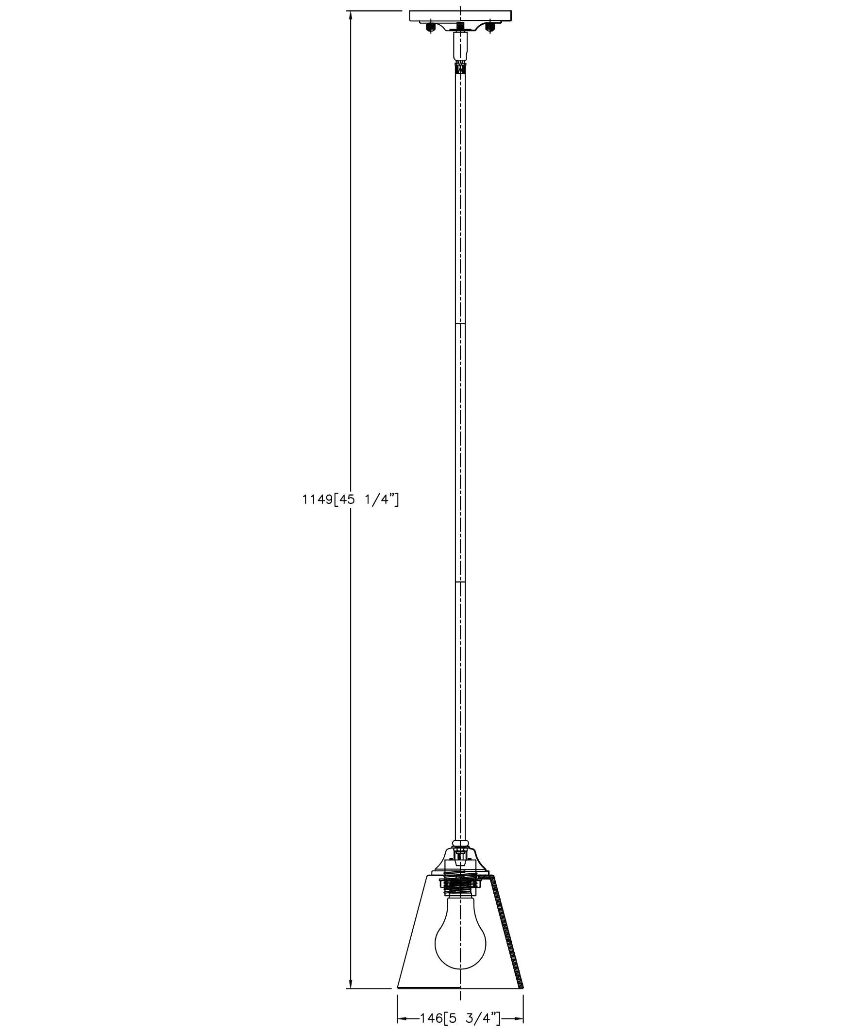 Galveston Matte Black Mini-Pendant Light Fixture : 21-0294