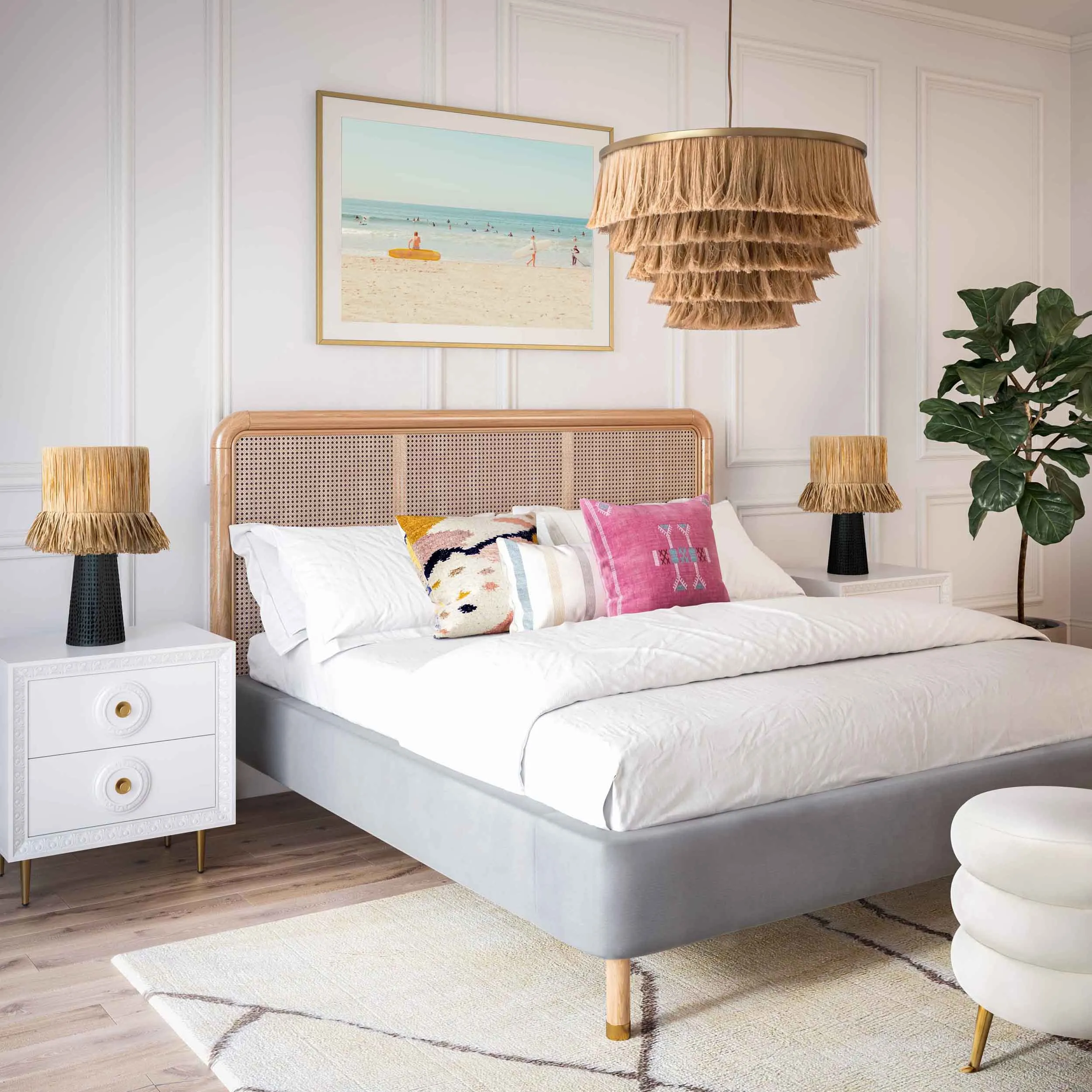 Kavali Bed, Grey