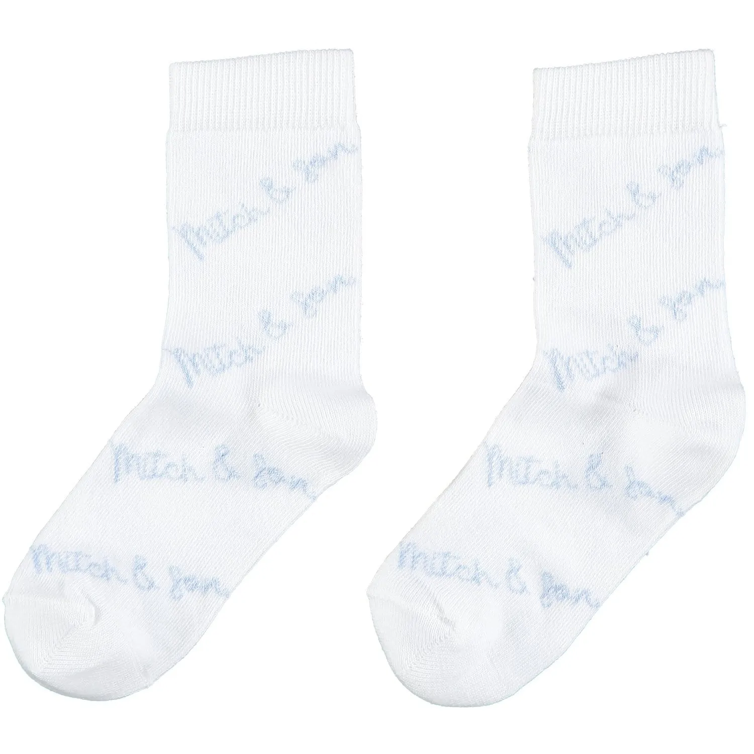 MITCH & SON - Two Pack Signature Sock - Pale Blue