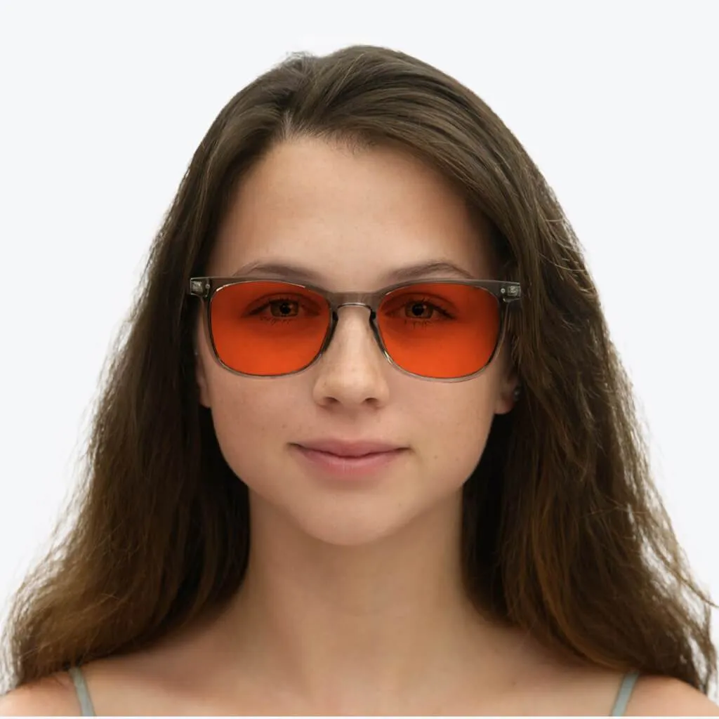 Nightfall Taylor Blue Blocking Glasses - Pearl Grey - Readers