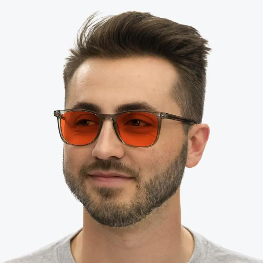 Nightfall Taylor Blue Blocking Glasses - Pearl Grey - Readers