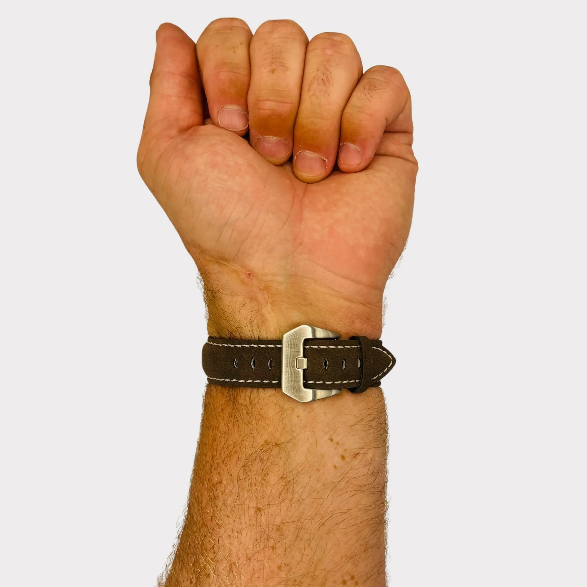 Retro Leather Straps Compatible with the Fossil Hybrid Range