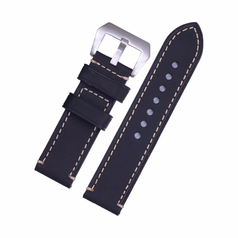 Retro Leather Straps Compatible with the Fossil Hybrid Range
