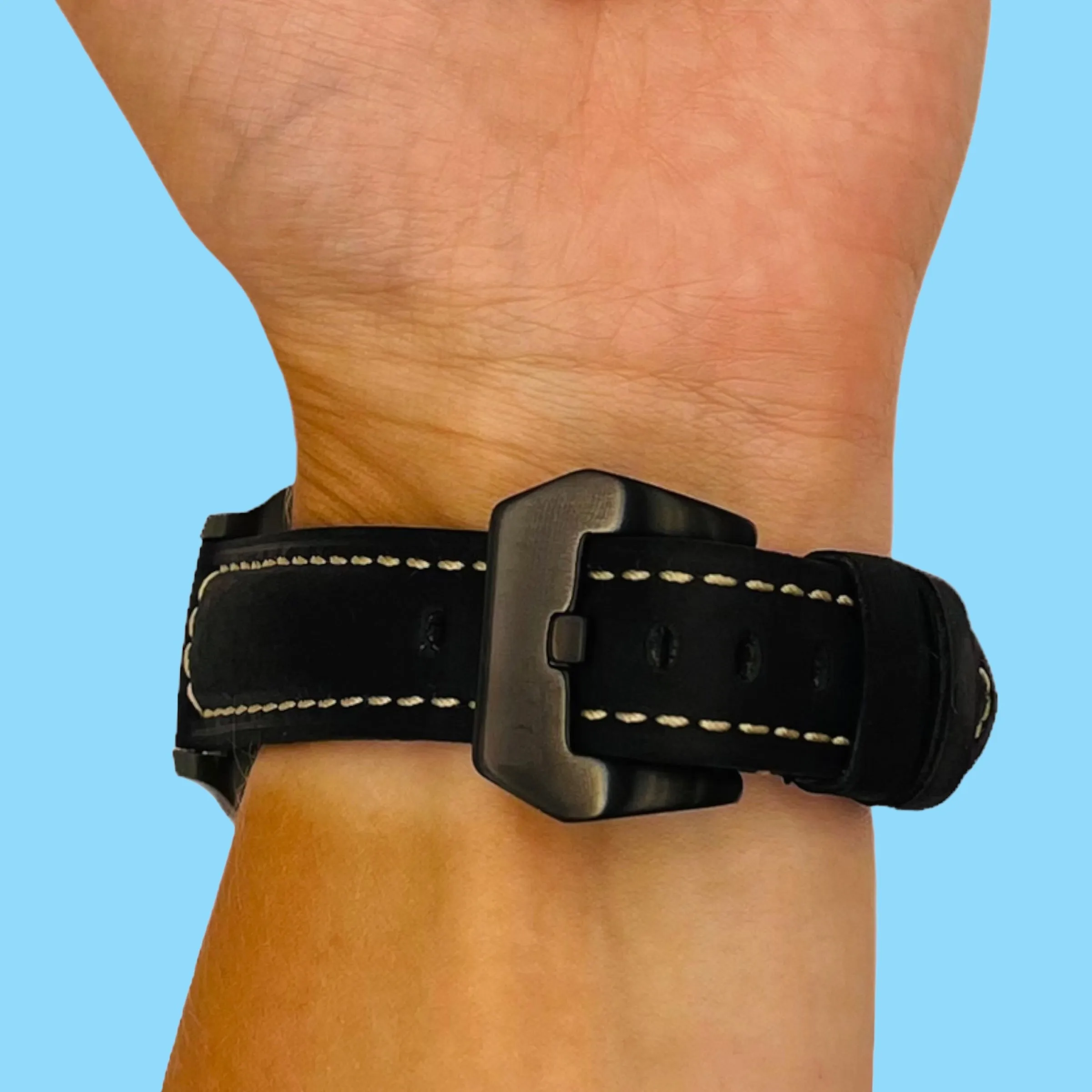 Retro Leather Straps Compatible with the Fossil Hybrid Range