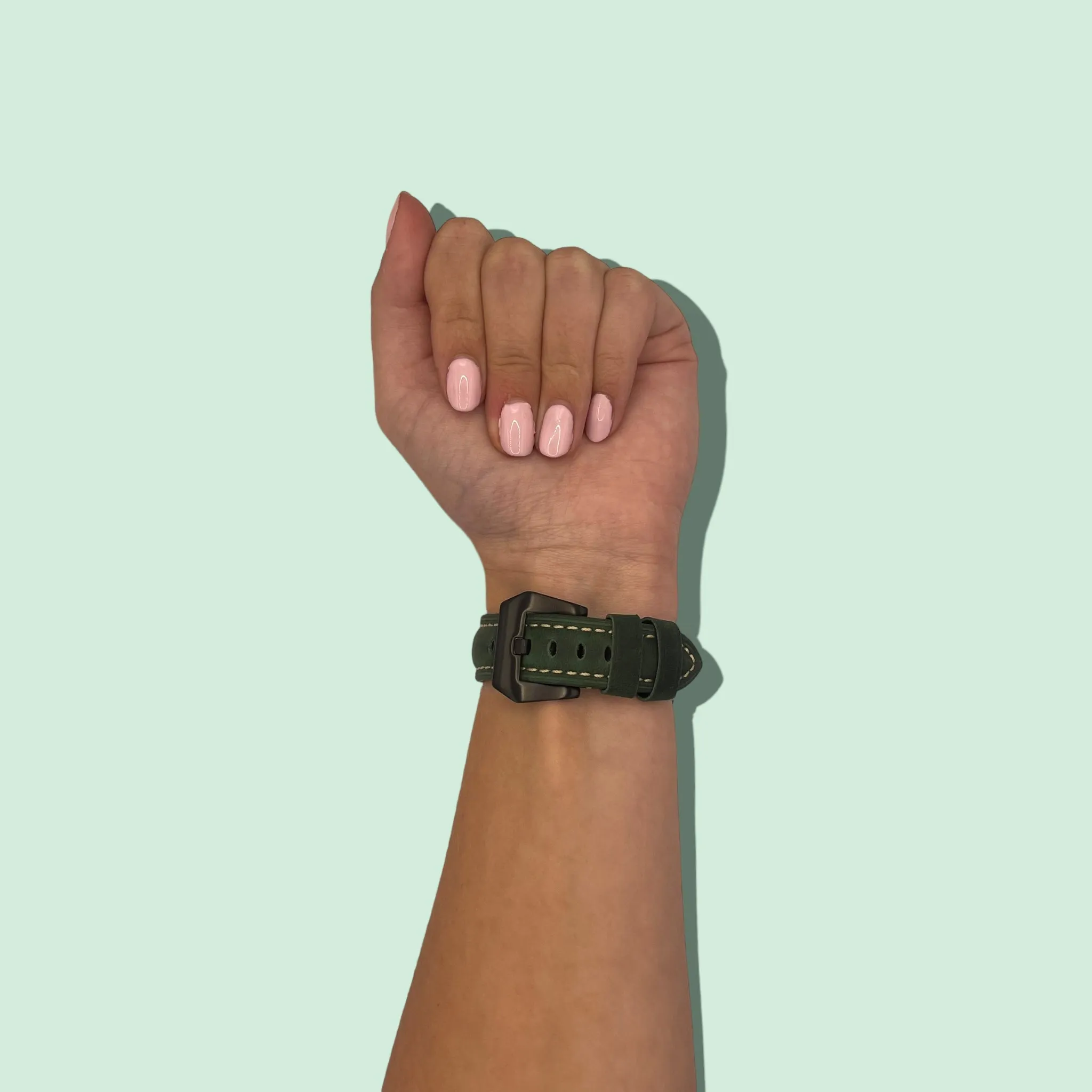 Retro Leather Straps Compatible with the Fossil Hybrid Range