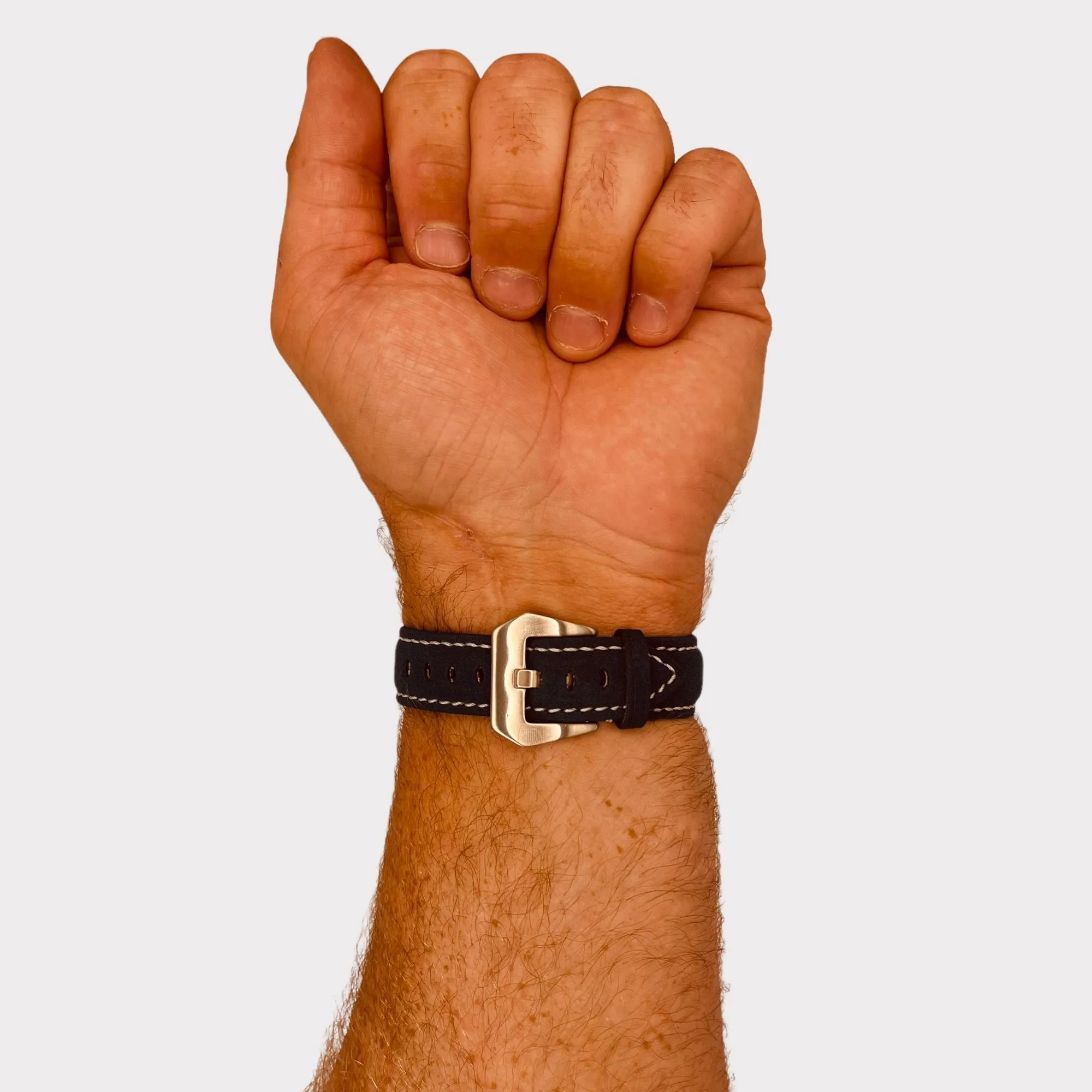 Retro Leather Straps Compatible with the Fossil Hybrid Range