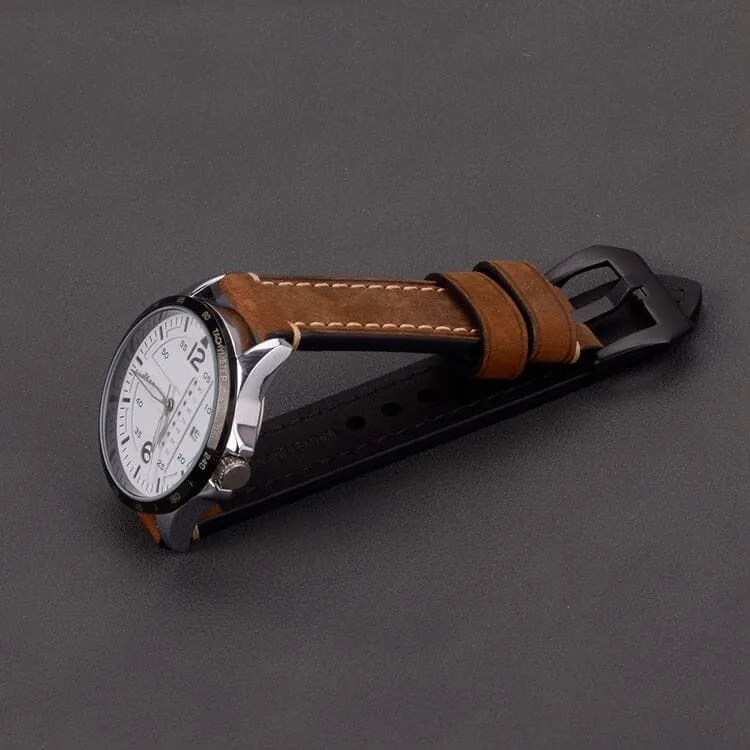 Retro Leather Straps Compatible with the Fossil Hybrid Range