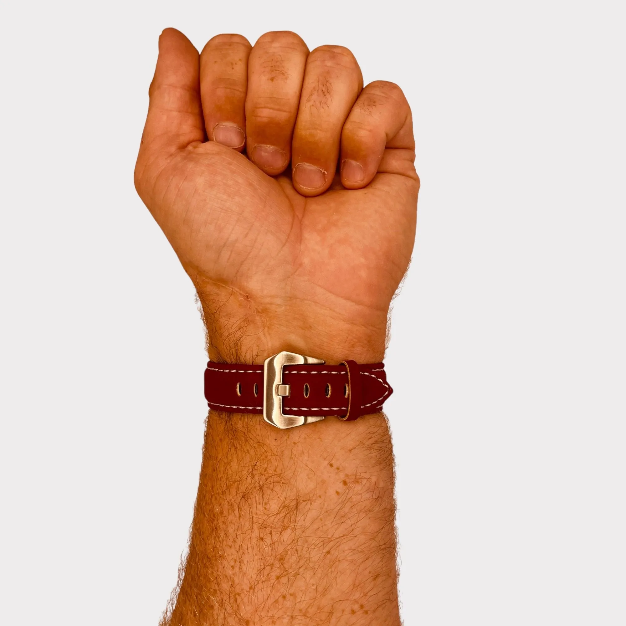 Retro Leather Straps Compatible with the Fossil Hybrid Range
