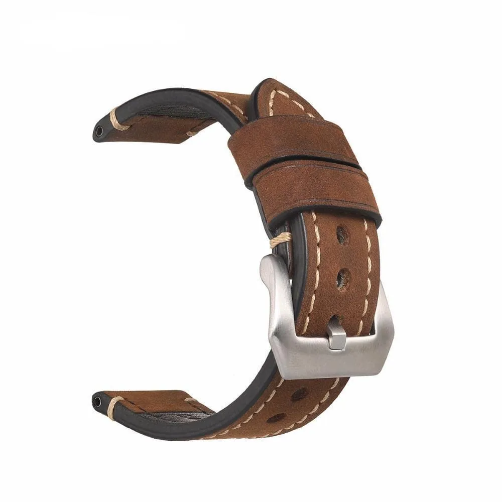 Retro Leather Straps Compatible with the Fossil Hybrid Range