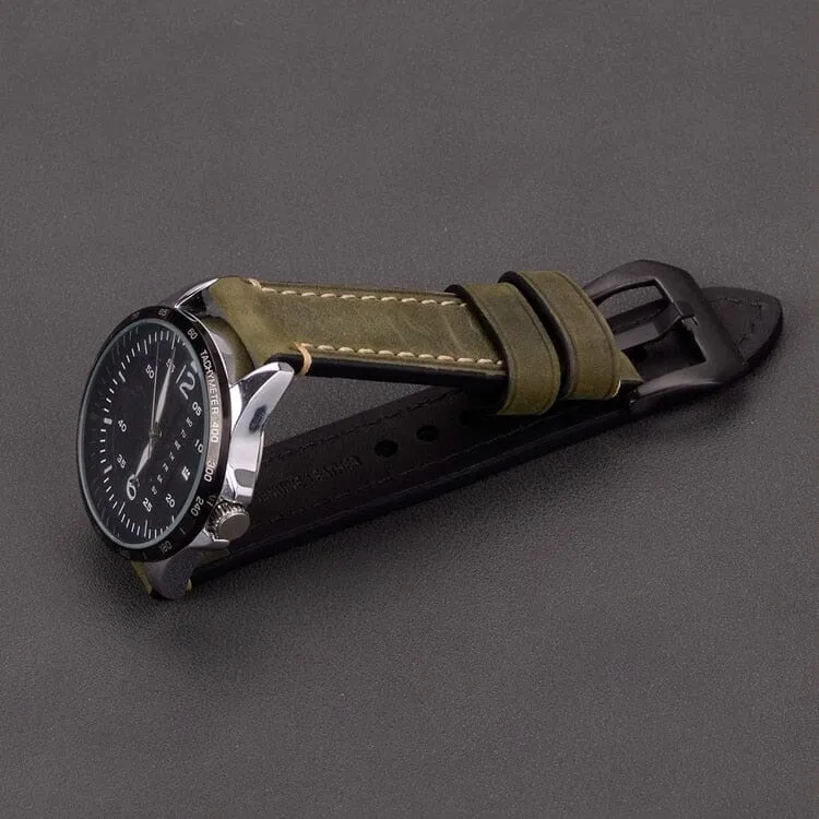 Retro Leather Straps Compatible with the Fossil Hybrid Range