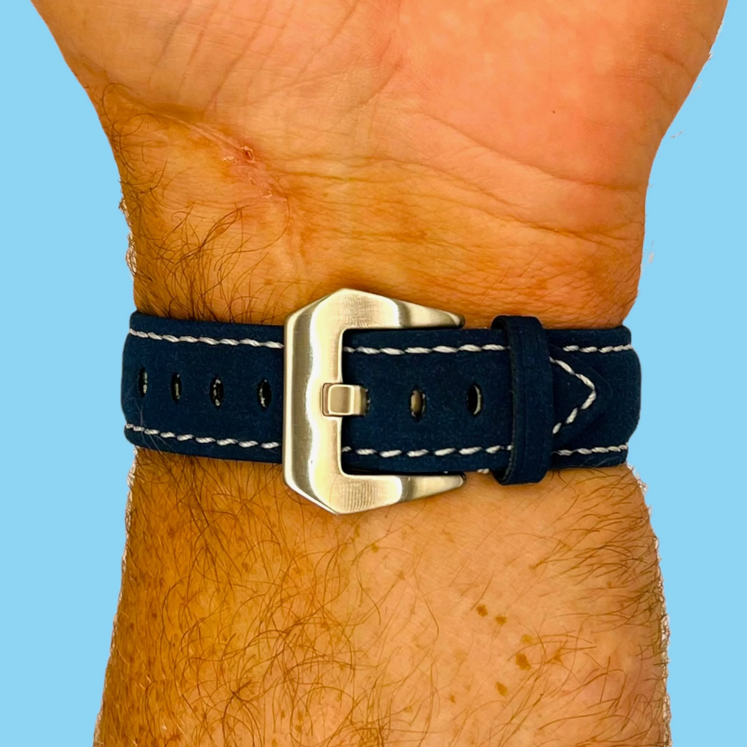Retro Leather Straps Compatible with the Fossil Hybrid Range