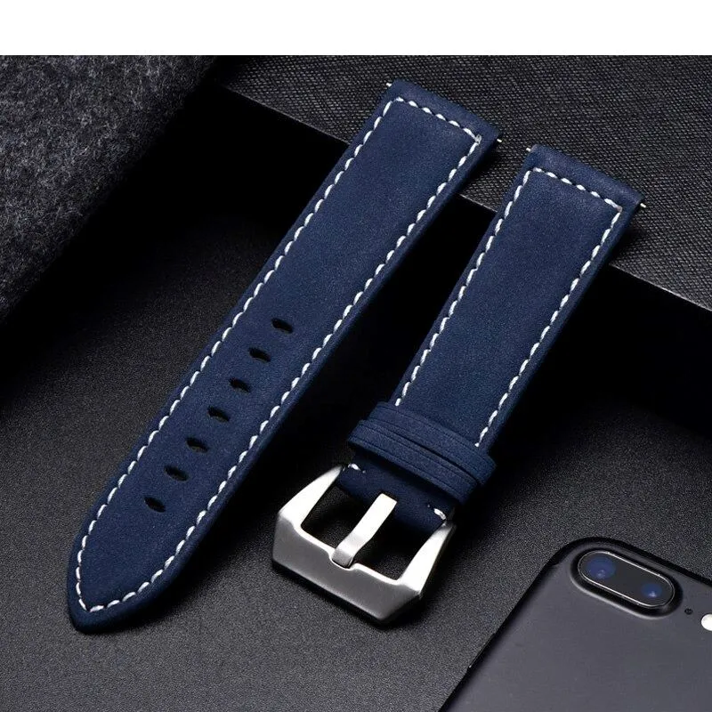 Retro Leather Straps Compatible with the Fossil Hybrid Range