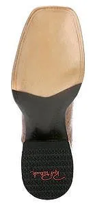 Rod Patrick Antique Mocha Bison Broad Square Toe Boots