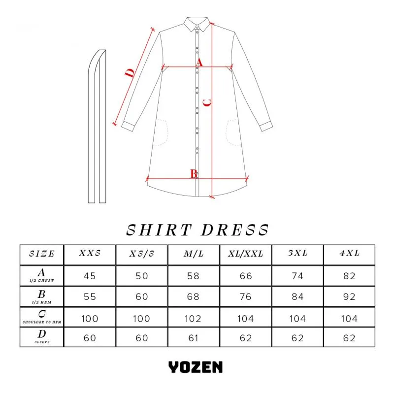 Shirt Dress Butterfly
